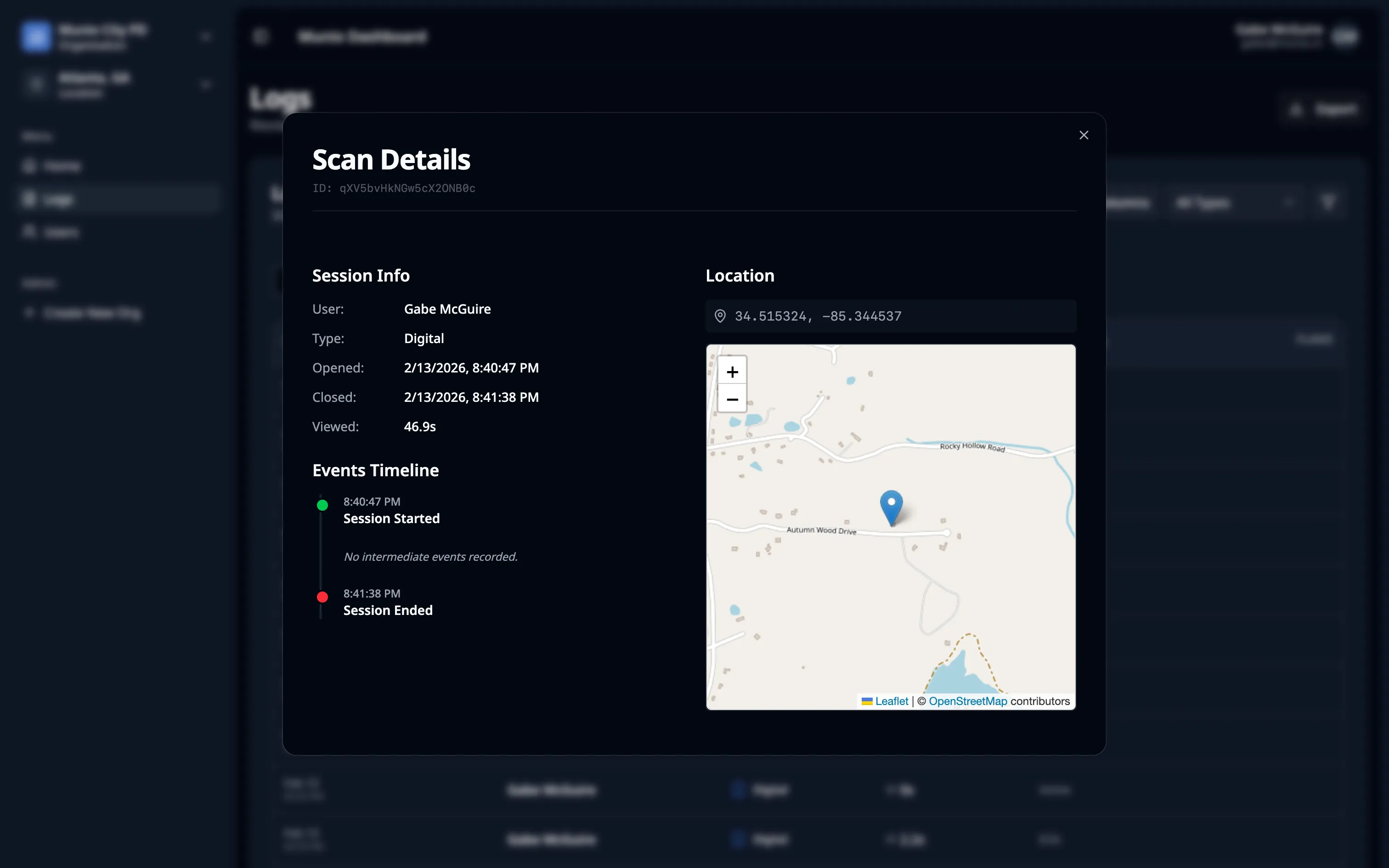 Munio Dashboard